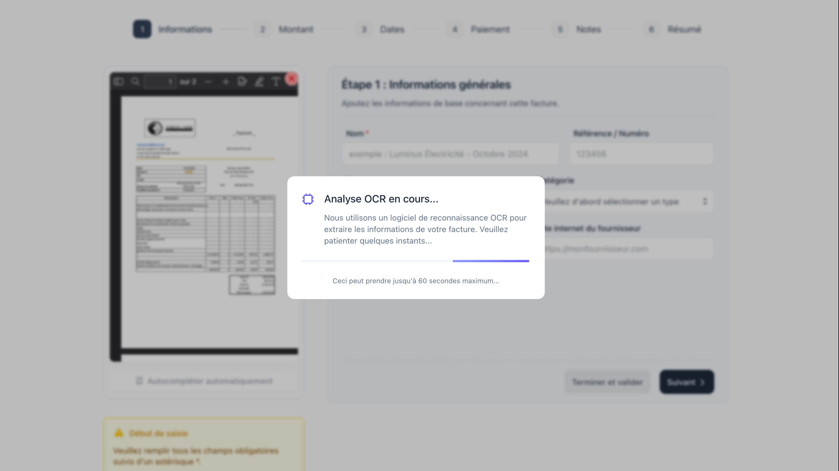 Illustration : Scannez vos factures, gagnez du temps !