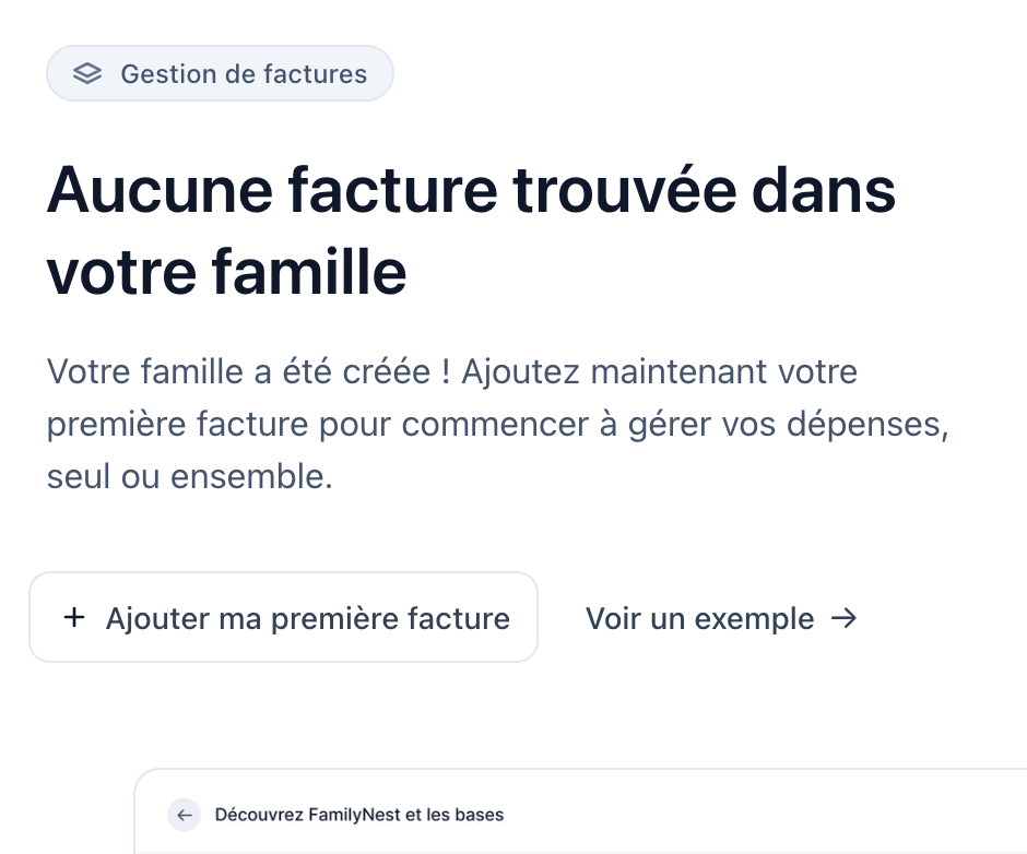 Aperçu: 2. Ajoutez votre première facture
