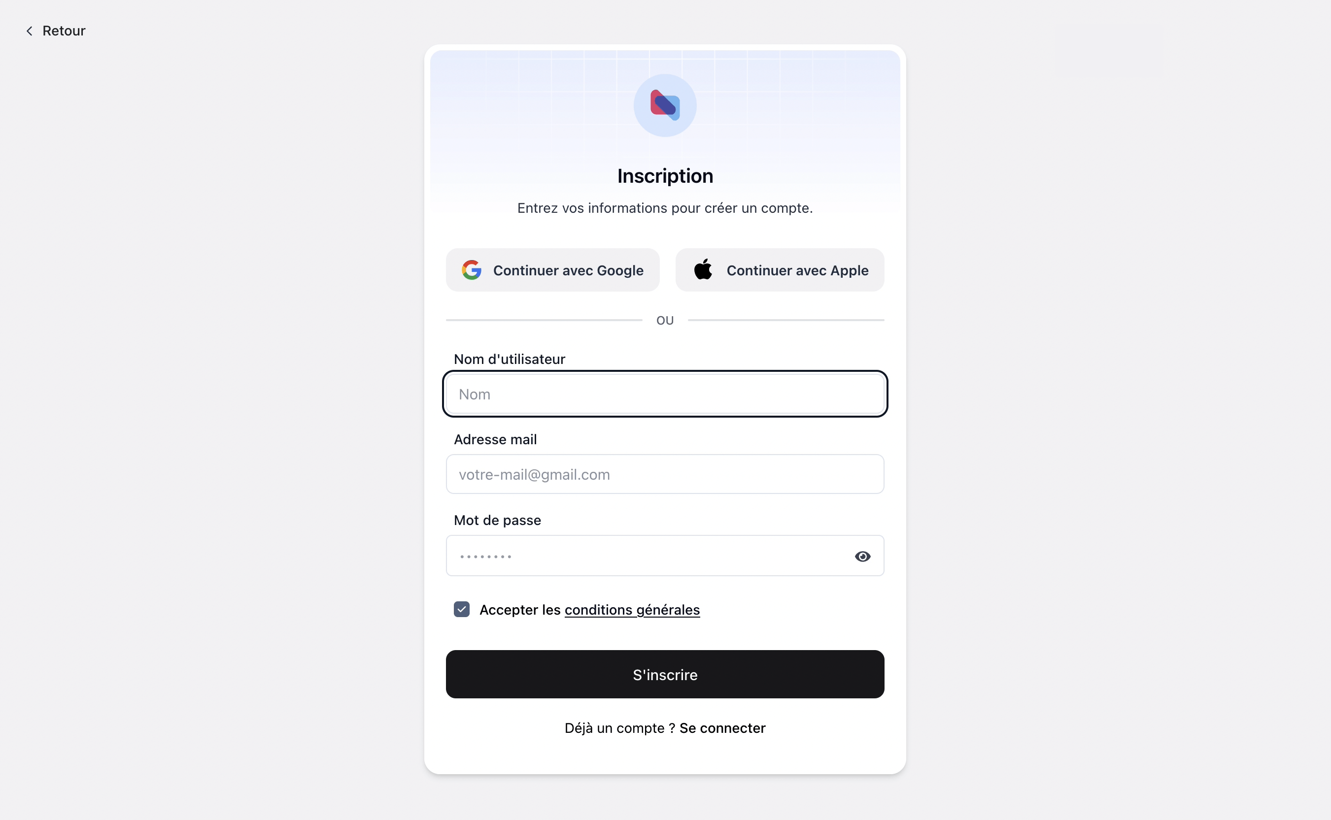 Aperçu du tutoriel : Créez votre compte en 2 minutes